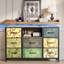 Metal 8 - Drawer Rectangle Accent Chest