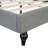 L-Shaped Linen Daybed, With Solid Wood Legs-1024657899-1024657898