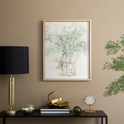 «Greens of Summer II», reproduction encadrée - bois massif