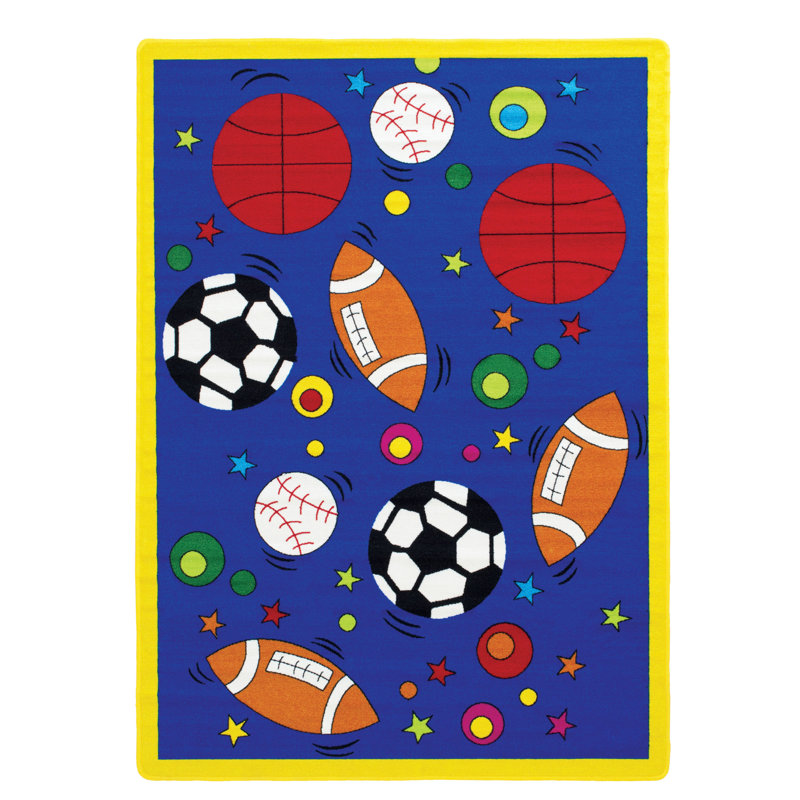 Tapis bleu Romig