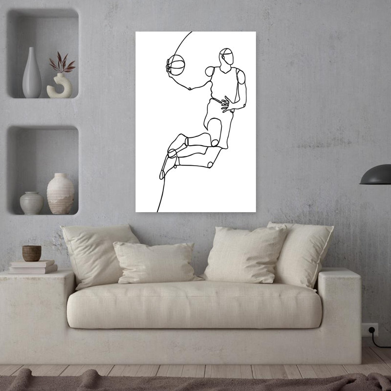 Dunk, art contemporain abstrait, H 36 po x l 24 po
