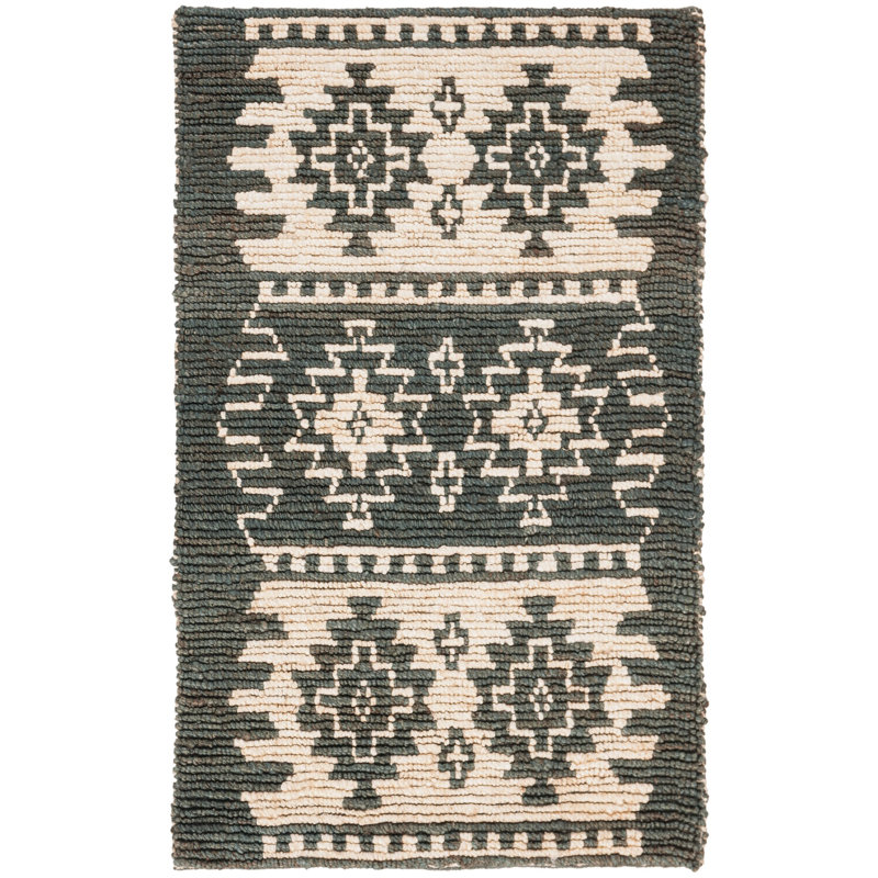 Tuttle Hand Woven Southwestern Indoor/Outdoor Rug, Rectangle 3' x 5'