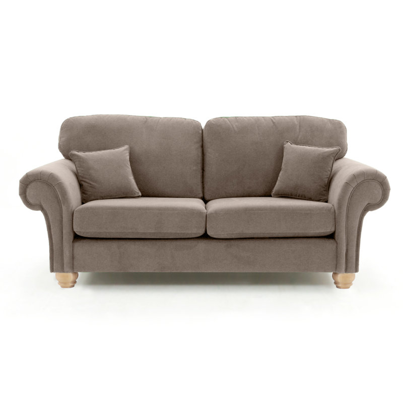 Foreston 2 Seater Velvet Sofa, Taupe