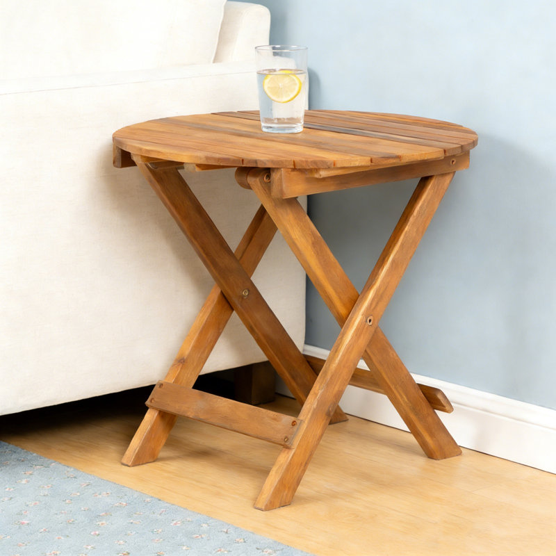 WOOD SIDE TABLE
