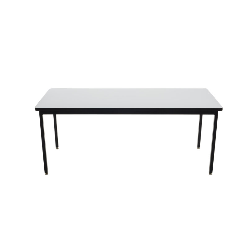 Laminate Adjustable Rectangle 2 Students Activity Table, 29'' H x 60'' L x 48'' W