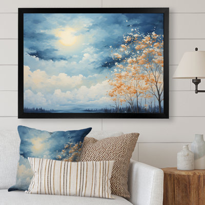 " Clouds Canopy Pointillism Landscape I "
