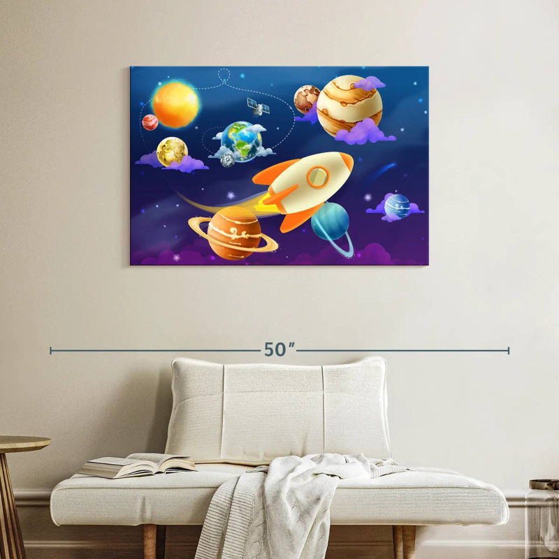 Ashelle Space Nursery, H 26 po x l 39 po