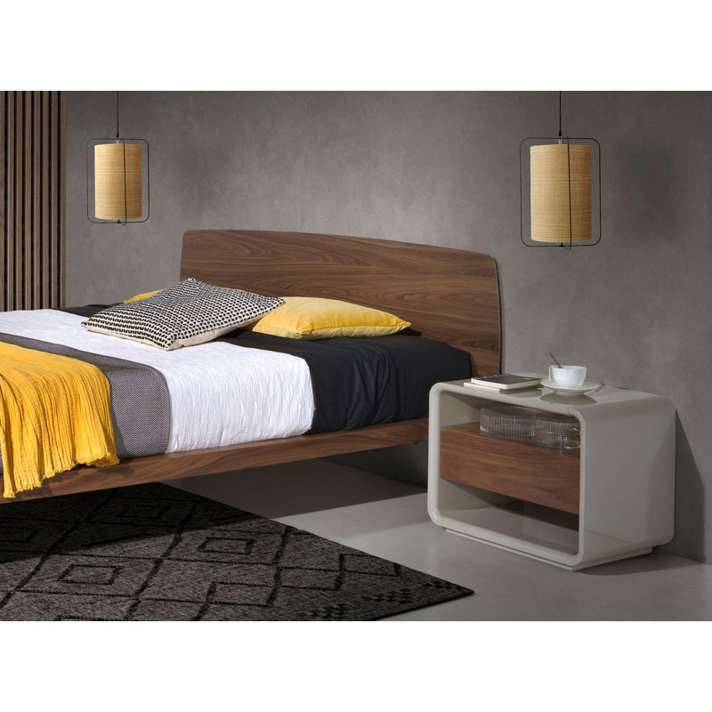 55cm W Manufactured Wood Bedside Table