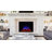 Paramount Premium Electric Fireplace Insert, 30IN