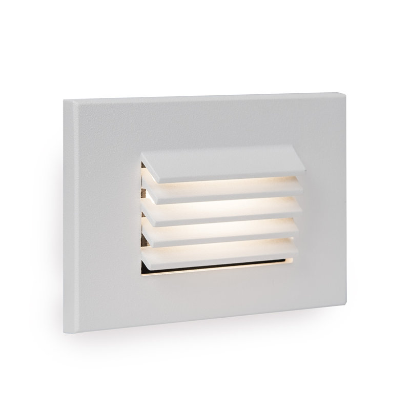 Lumière encastrée 1 lumière del à persiennes, 2700 K, Blanc