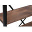 Étagère à livres en métal H 66,73 "x l 31,5" Valery