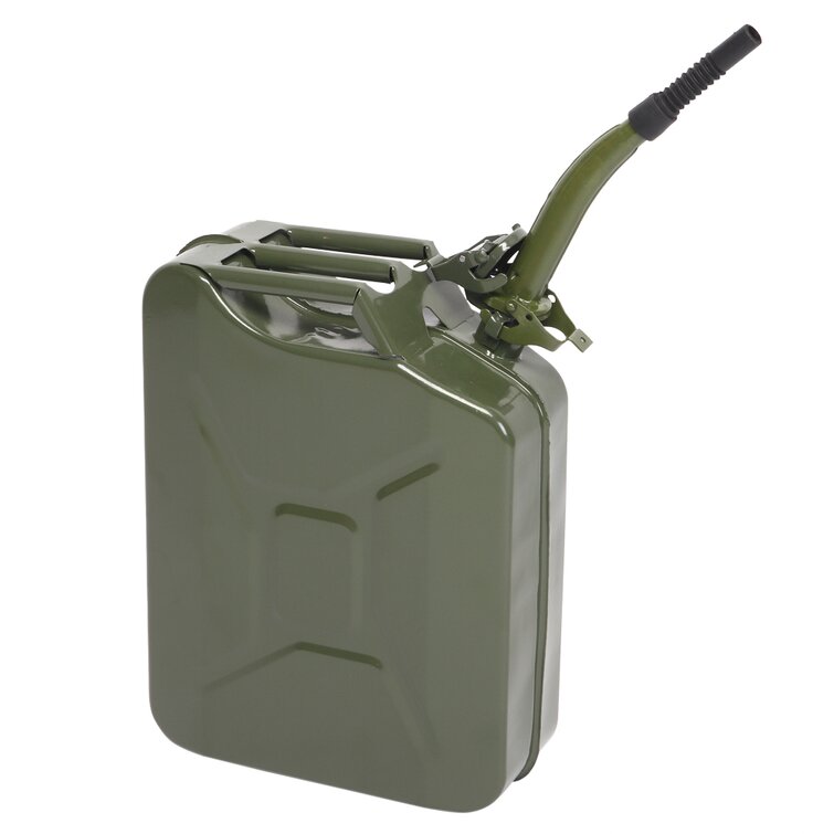 US Standard Jerry Cold-Rolled Plate Petrol Can Bucket WFX Utility Color: Green