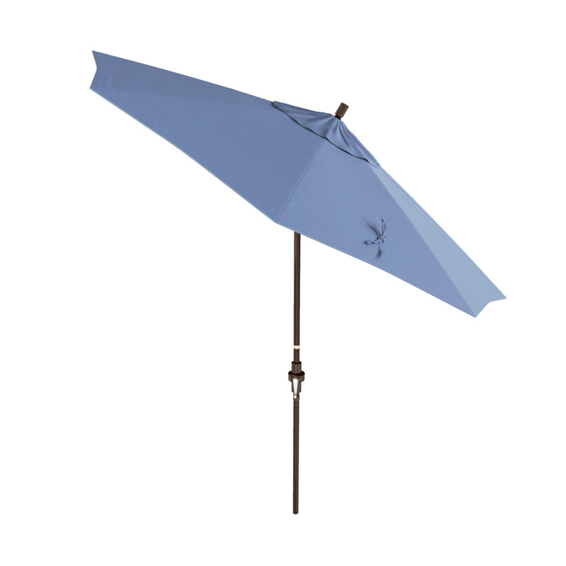 Parasol de marché 108 po Blovice, Toile toile Sunbrella® bleu ciel