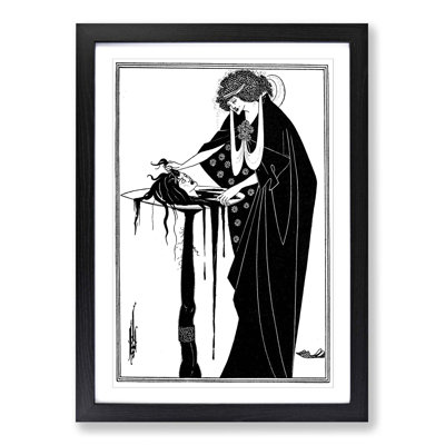 A Tragedy in Act One by Aubrey Beardsley - Framed Print