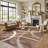 Devonshire Abstract Brown/Gray/Cream Area Rug-1008637994