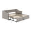 Lit de jour simple rembourré avec couchette-1355888607