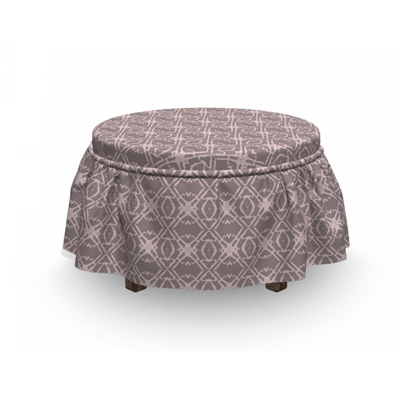 Box Cushion Ottoman Slipcover