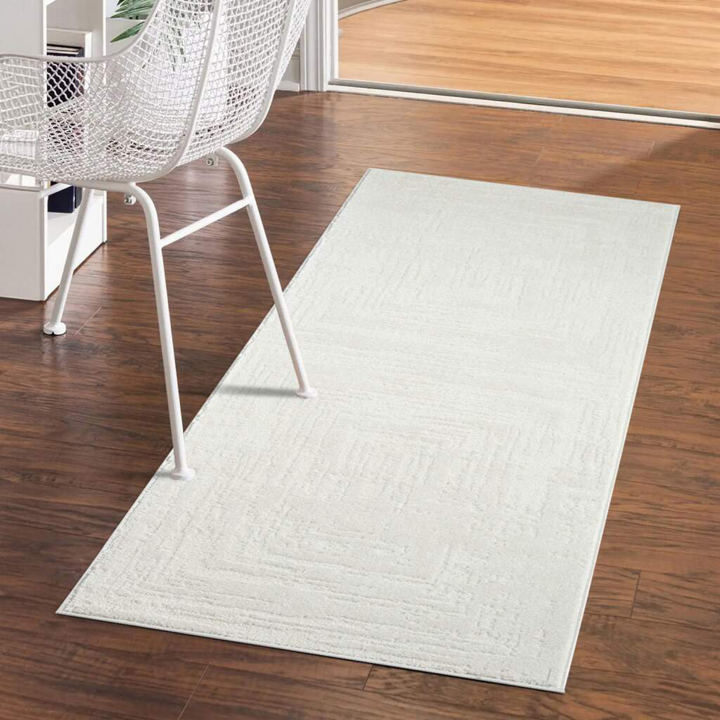 Teppich Flair 171 Kurzflor Wohnzimmer - Grau - Meliert, Modern - 3D-Effekt Yelverton