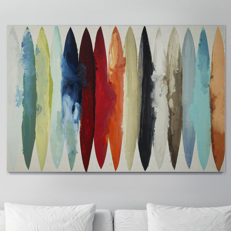 " Even Flow ", 48" H x 32" W x 1.5" D