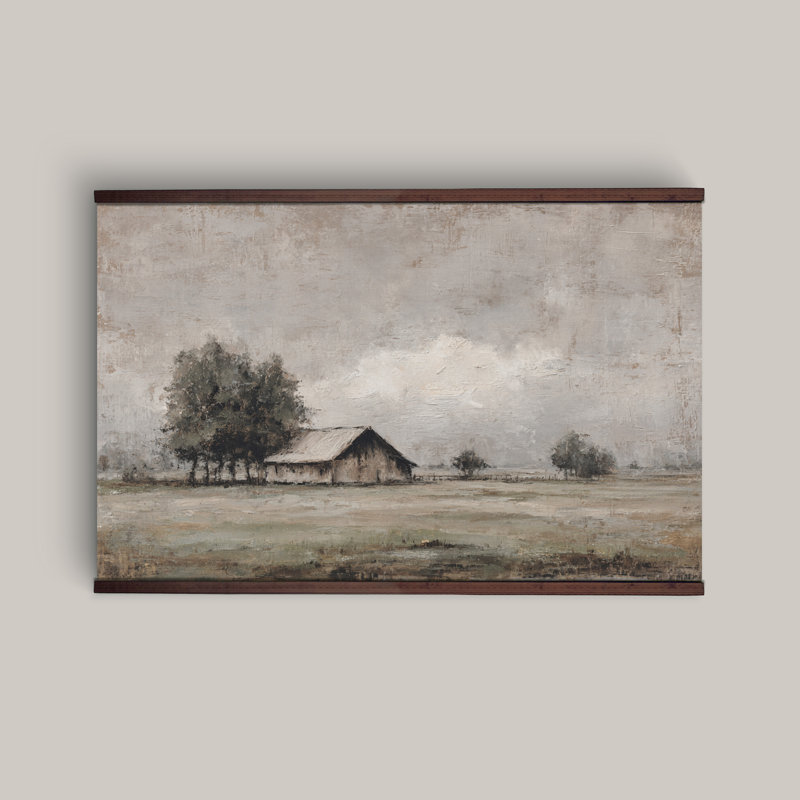 Tapisserie murale rustique rustique avec des crochets en bois, H 40 po x l 60 po