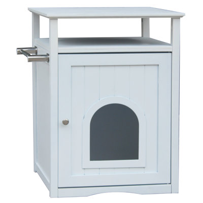 Galicia Wood Litter Box Enclosure