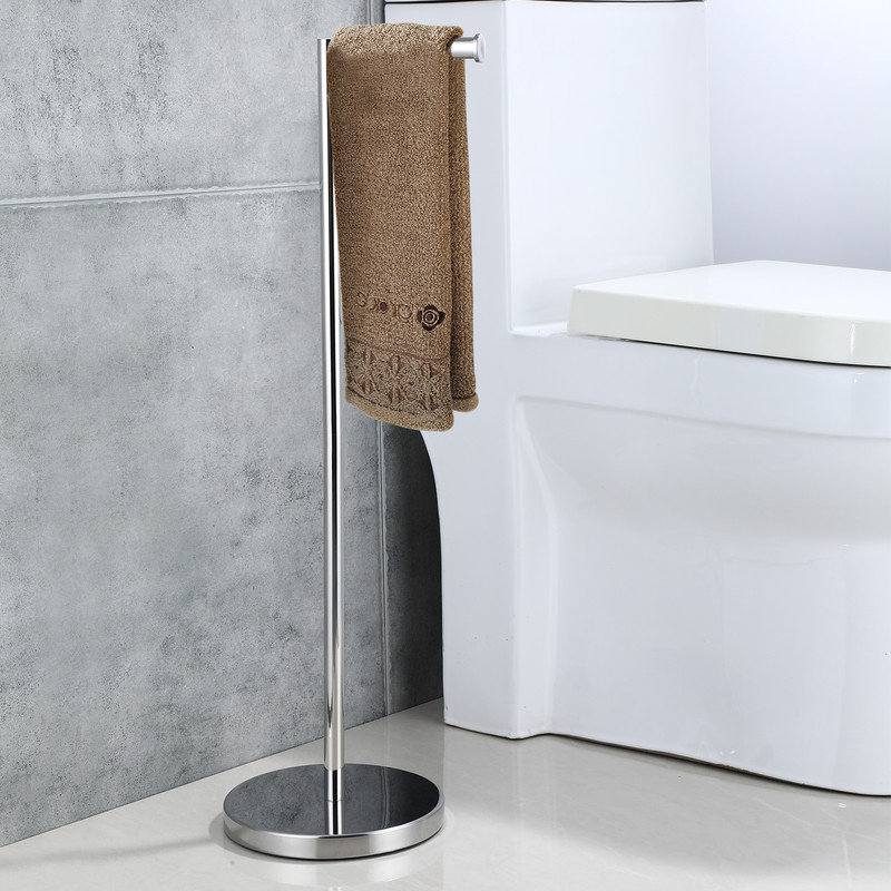 Porte-papier hygiénique sur pied SUS304, Chrome