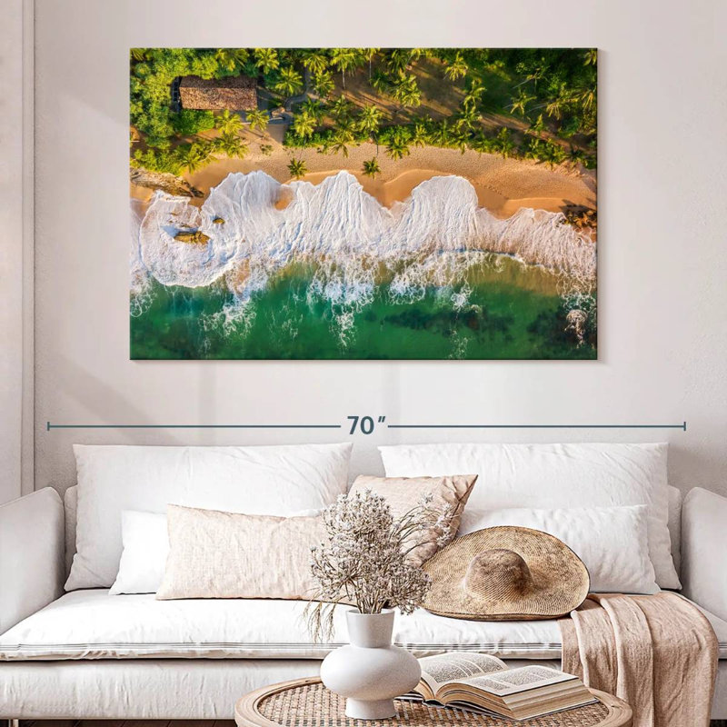 Sri Lanka Sandy Avajane, 34" H x 51" W