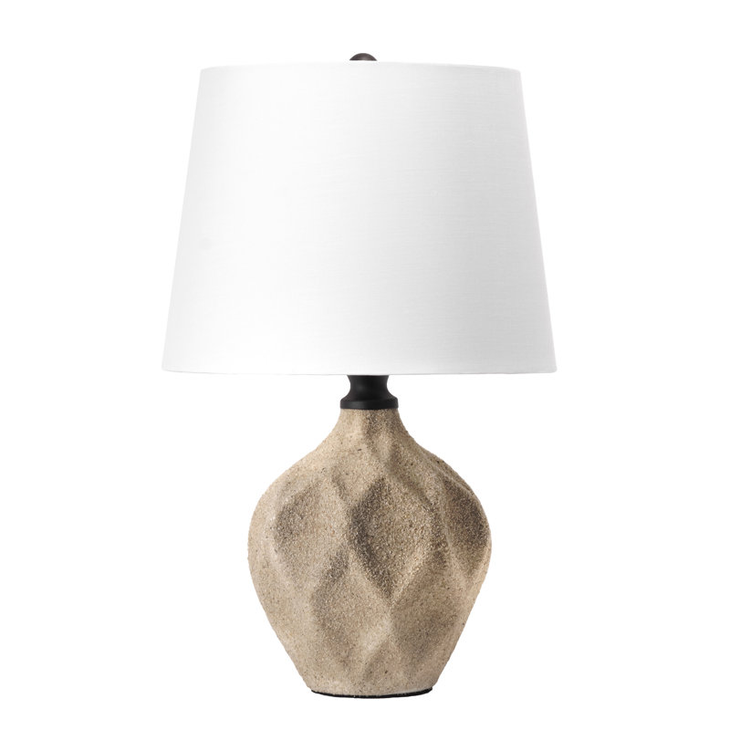 Lampe de table 17,5 "beige