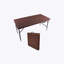 Table portable pliante en osier de 4 pi