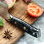 Seido Knives Takoizu Gyuto Couteau de chef, couteau de cuisine en acier Damas noir VG-10 Super lame en acier forte poignée noire