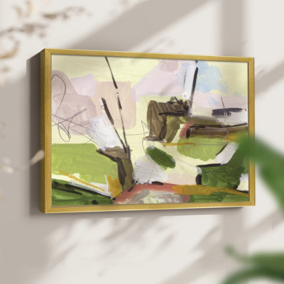 Sunlit Riverbed II -Framed Print - Restickable