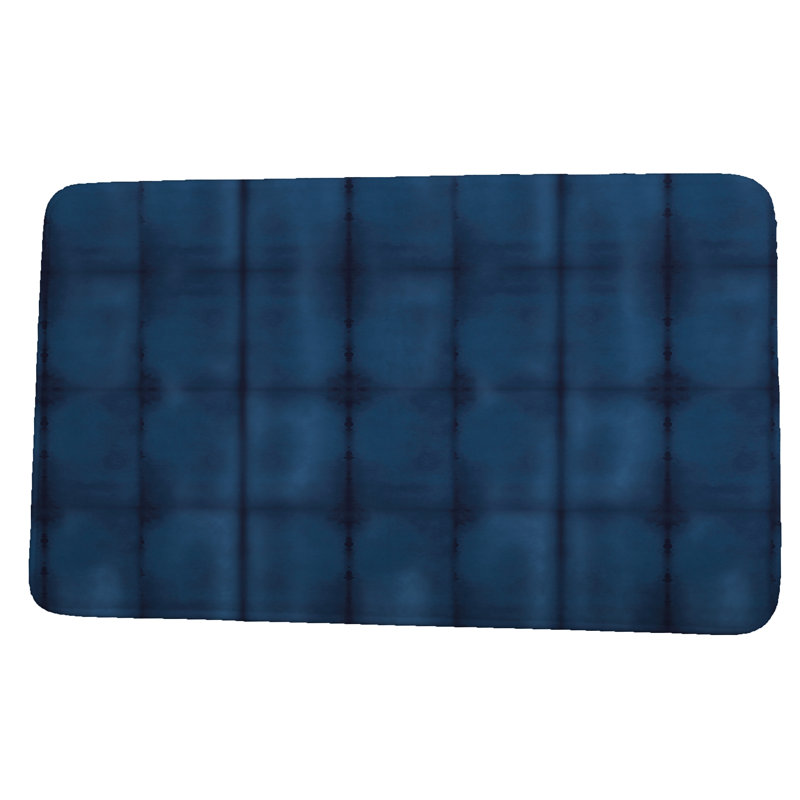Tapis de bain Statesville, Bleu marine, l 34 po x L 21 po