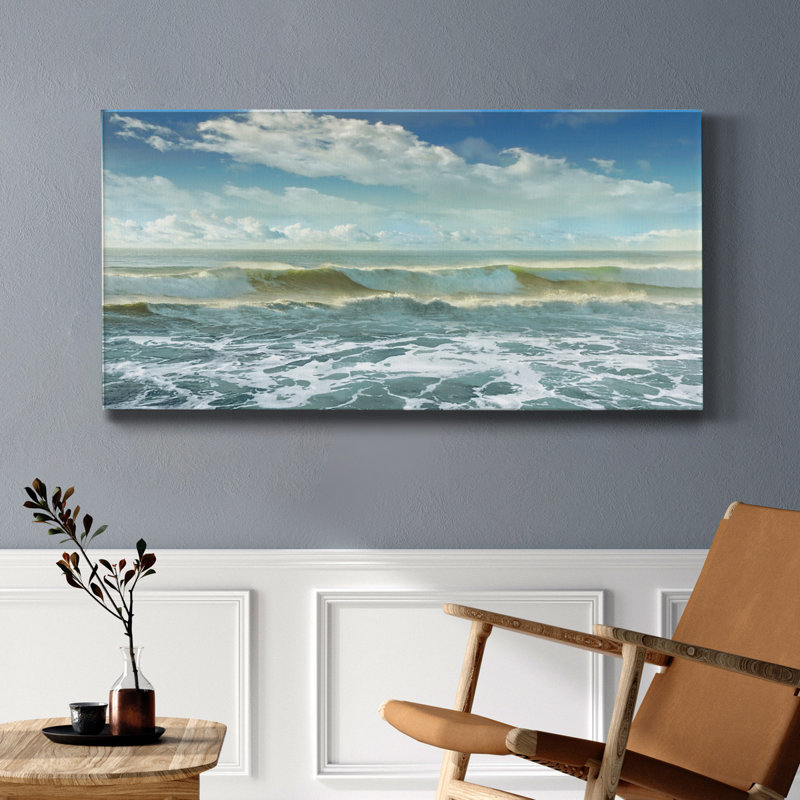 Surf is up - Impression sur toile tendue, H 24 po x l 12 po x P 1 po
