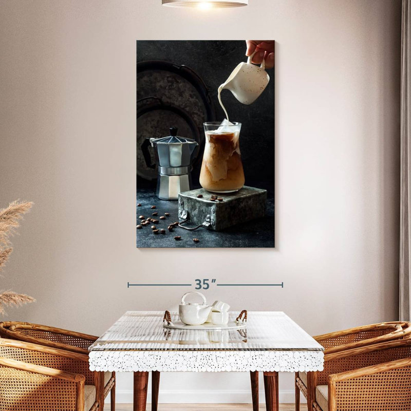 Yarlin Iced Coffee, 48" H x 32" W