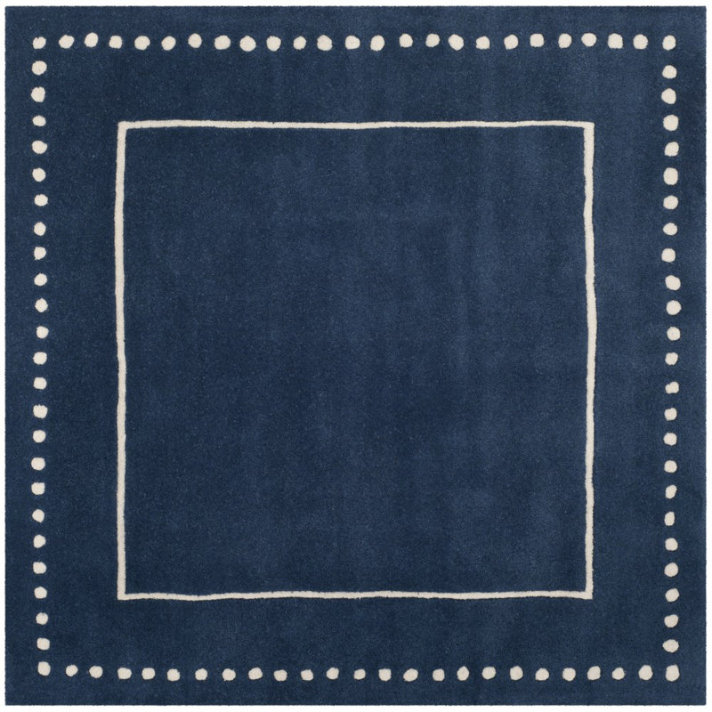 Tapis en laine touffeté à la main Cruz Bella, Carré 7 pi