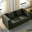 Canapé modulaire 2 places 60 pouces - doux et avec coussins, style moderne, matériaux de bureau surdimensionnés, style