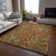 Premium Machine Washable Cerrito AMF533 Paprika Rug