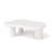 49" White Modern Free-Form Cloud-Shaped Wooden Coffee Table for Living Room with 3 Legs, Soft-Matte, Subtle-Sheen Tabletop-1314804953-1314804958