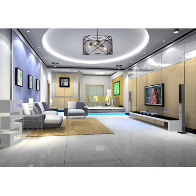 Cullum 3 - Light Dimmable Drum Chandelier