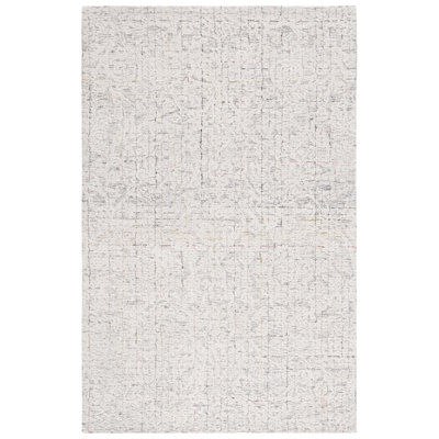 Tapis ivoire touffeté à la main Meira
