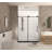 Frameless Shower Door With Clear Tempered Glass, Explosion Proof Film, And Stainless Steel Handle For Safety And Style, Shower Door-123698886