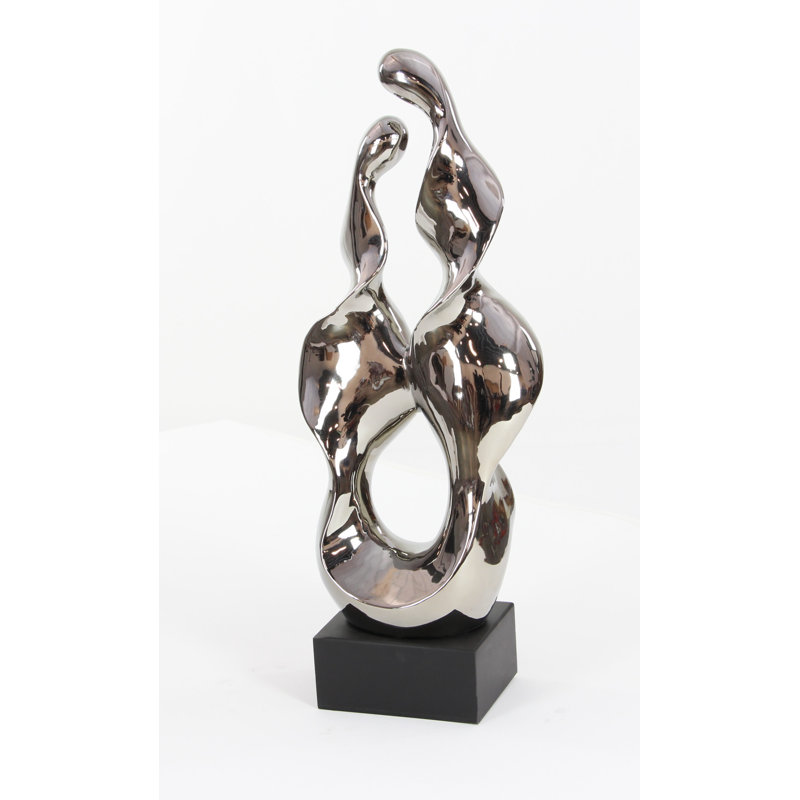 Designer Abstract Twisting Sculpture