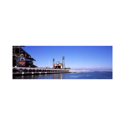 Baseball Park At The Waterfront, AT&T Park, San Francisco, California, USA - Wrapped Canvas Panoramic Print