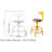 Swivel Pine Solid Wood Adjustable Height Counter Stool with Iron Frame-72630162