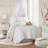 4 Pieces Twin/Twin XL Comforter Set,White-131299413-131299415