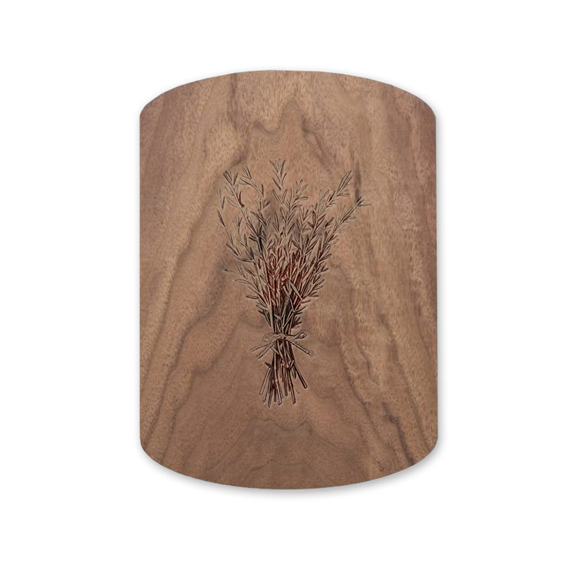Planche à découper Rosemary Herb Bundle, Noyer