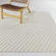 Tapis crème moderne à rayures Humeston-228589791