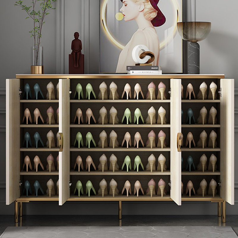 Rangement pour chaussures en bois manufacturé