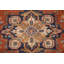 Tapis de couloir indien orange 3x8