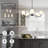 Wrought Iron 5-Light Chandelier-957192711-971831248